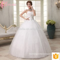 Elegant off-shoulder puffy ball gown custom made princess plus size wedding dress